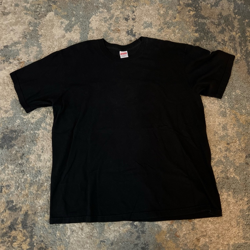 Supreme Black Short Sleeve Tee